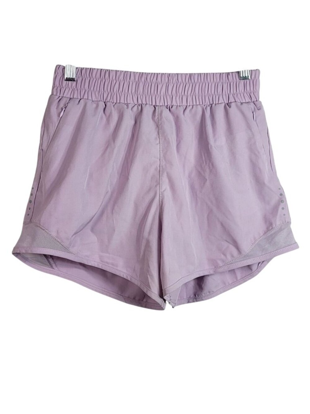 Somaibo Girls Athletic Shorts with Liner Purple SZ 160 XL Quick Dry Zip Pockets